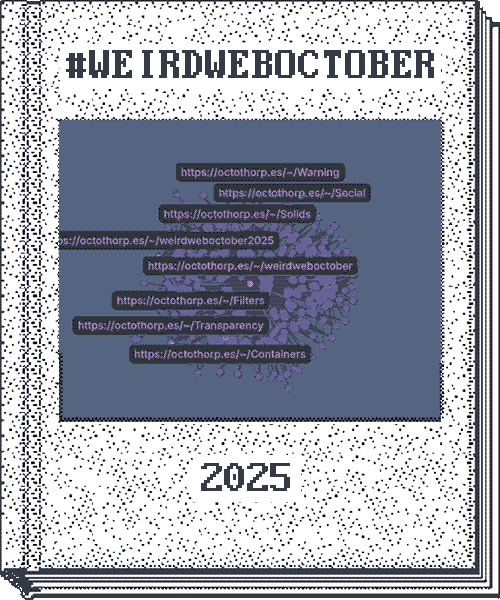 A pixelated book with a knowledge graph animation on it. This image embeds a query string known as a MultiPass.